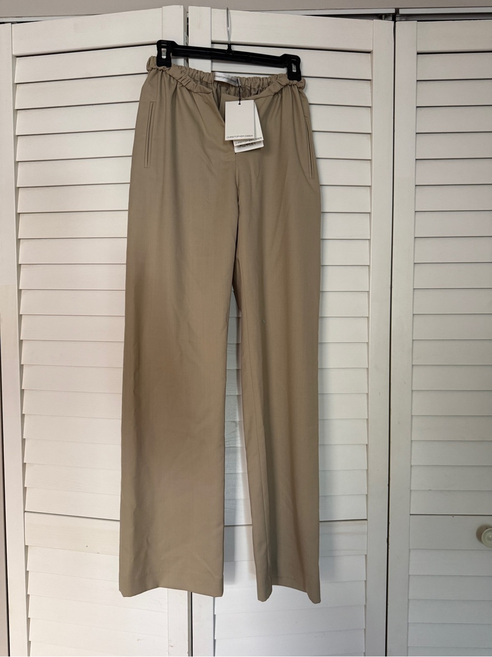 Christopher Esber Beige Elastic-Waist